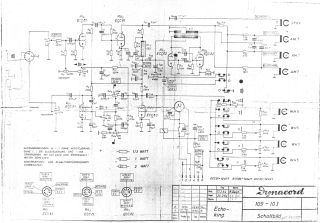 Dynacord Echo King schematic circuit diagram